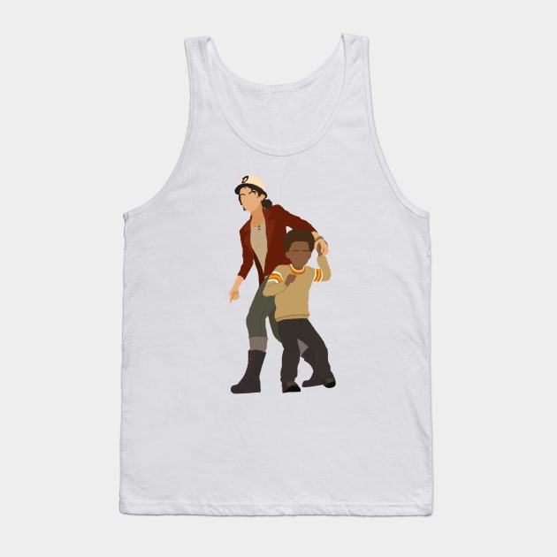 The Walking Dead The Final Season Clementine and AJ Tank Top by senaeksi